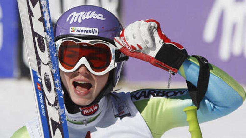 Tina Maze se je v Banskem uvrstila na šesto in drugo mesto, v nedeljo pa bo nast