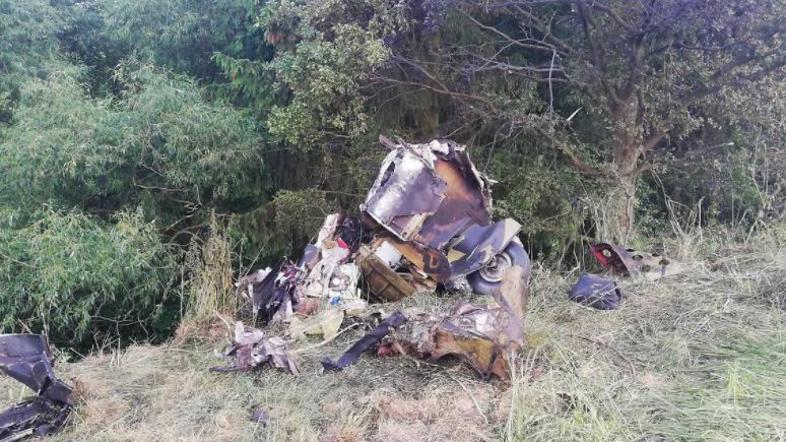 Letalska nesreča, v kateri je bil sopotnik slovenski fotograf