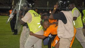 Senegal Slonokoščena obala kvalifikacije izgredi incident policija