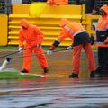 VN Avstralije Melbourne Park kvalifikacije formula 1 delavec delavci dež