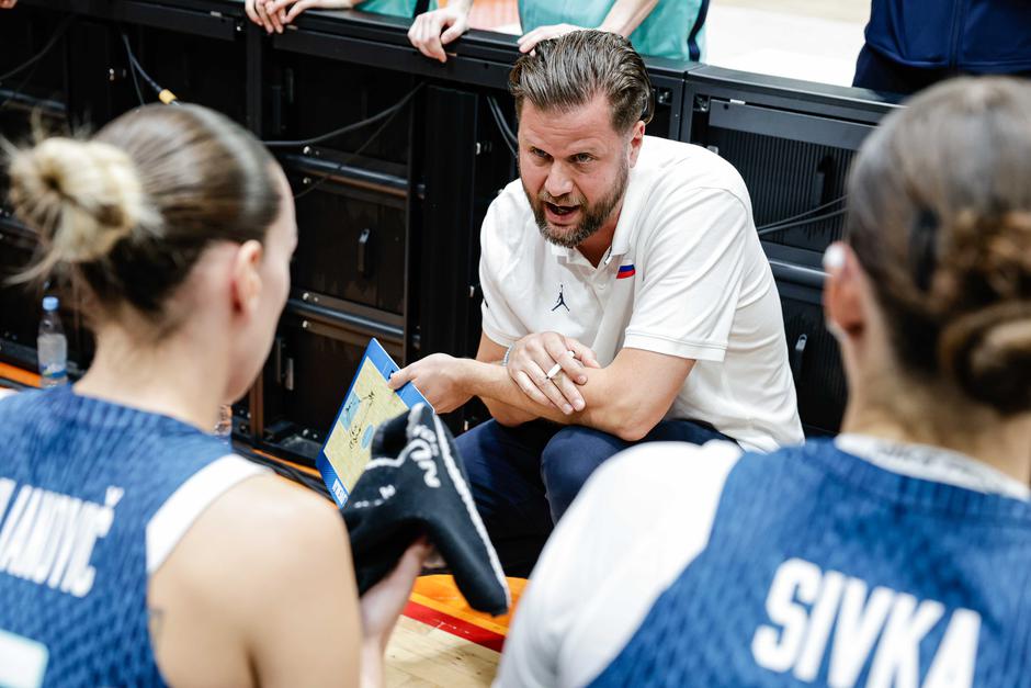 kvalifikacije za EP 2027, ženske, Slovenija - Latvija | Avtor: Saša Despot