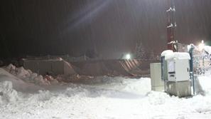 Dvorana Podmežakla pod snegom