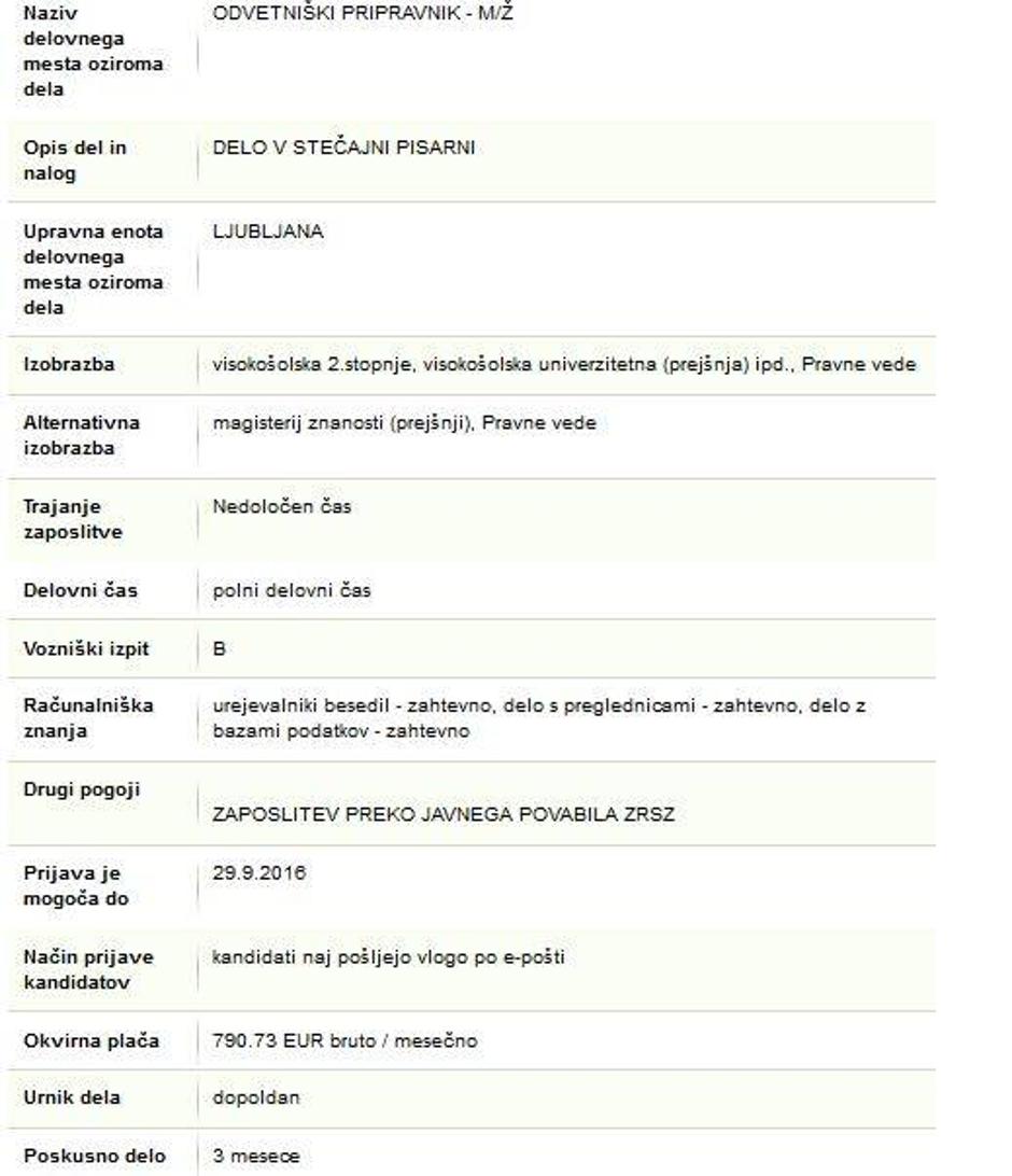 Odvetniški pripravnik | Avtor: ZRSZ