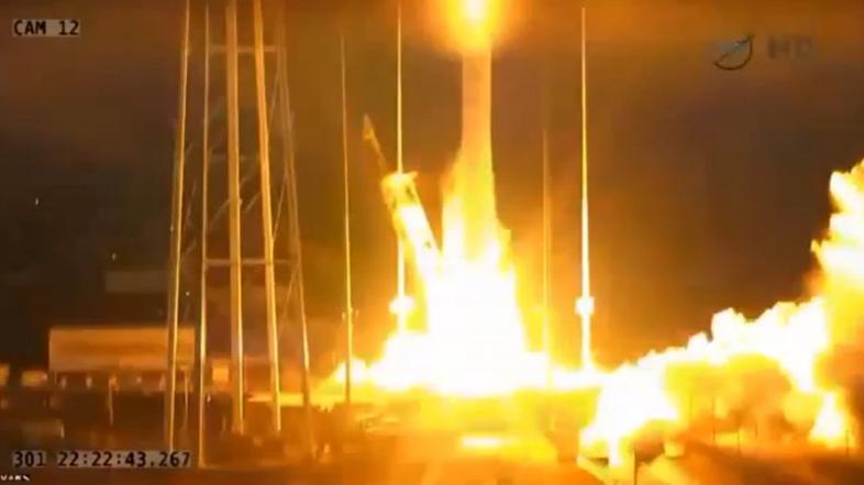 izstrelitev rakete antares