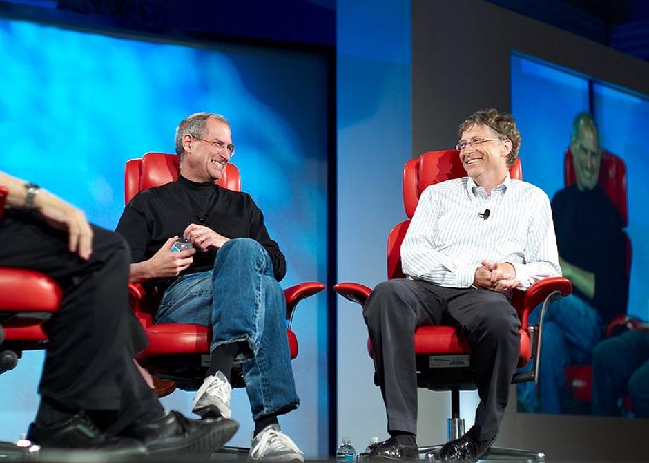 Steve Jobs in Bill Gates | Avtor: Wikimedia
