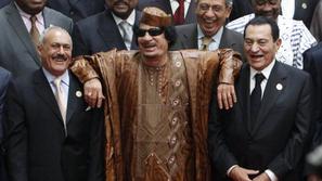 Gadafi, Saleh in Mubarak 