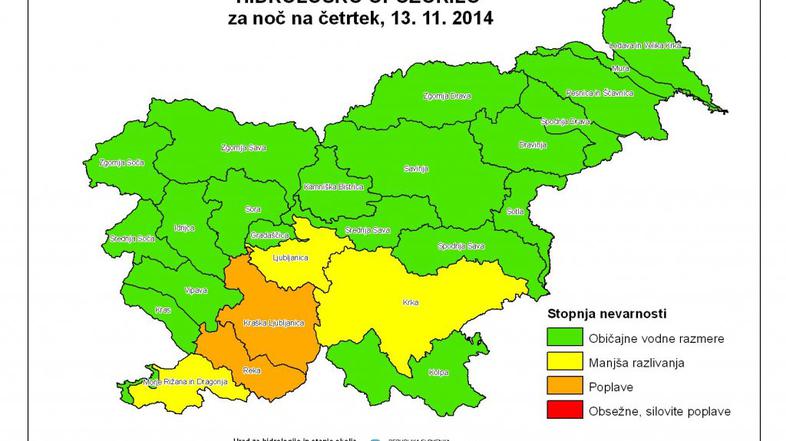 Hidrološko opozorilo