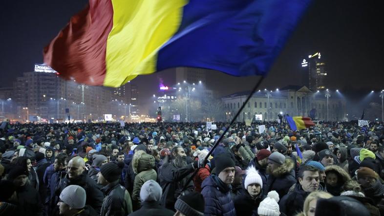Protesti v Romuniji