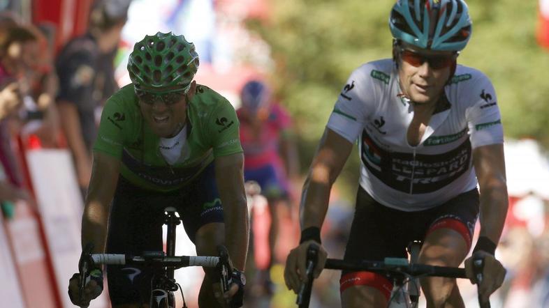 Valverde Chris Horner rdeča majica Vuelta