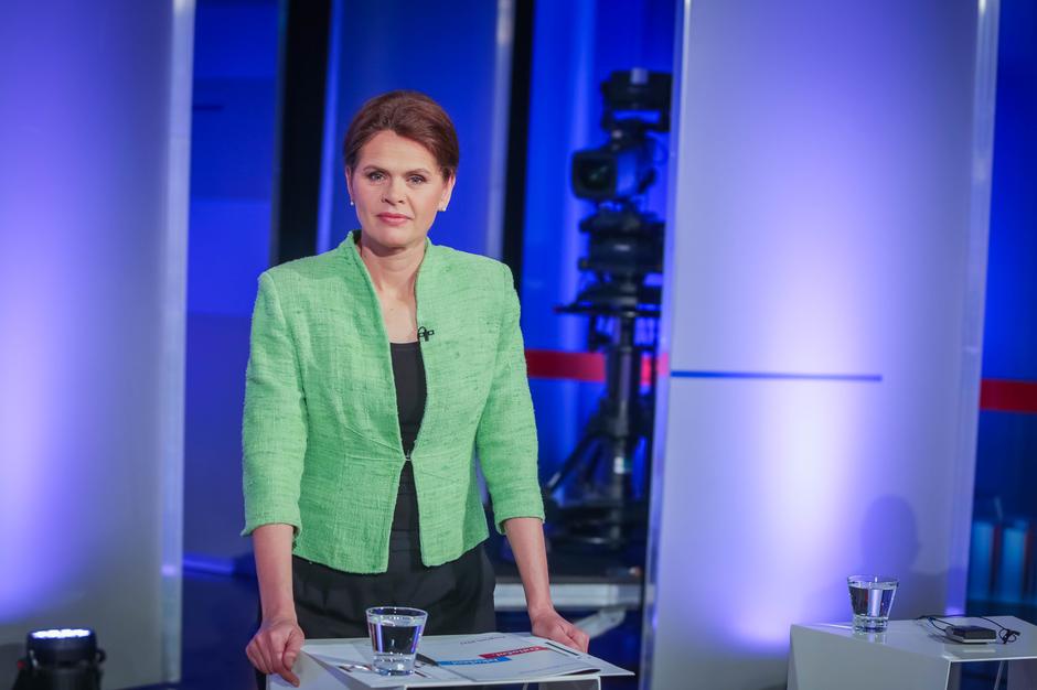 Alenka Bratušek na soočenju predsednikov strank | Avtor: Saša Despot