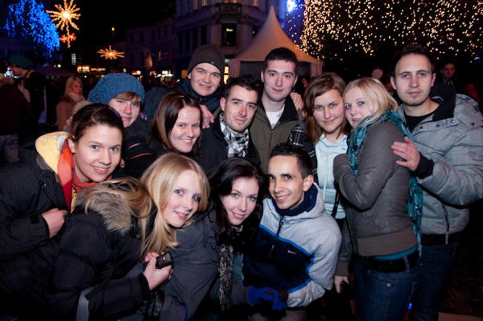 prednovoletni koncert na Prešernovem trgu