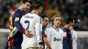 Pique Ronaldo Xavi Modrić Real Madrid Barcelona pokal Copa del Rey polfinale