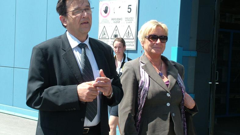 Rudi Tomšič (s predsednico Slovensko-nemške gospodarske zbornice Gertrud Rantzen
