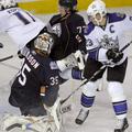 Anže Kopitar je v Edmontonu podajal, zadeval in "letel".