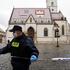 Markov trg v Zagrebu, ustreljen policist