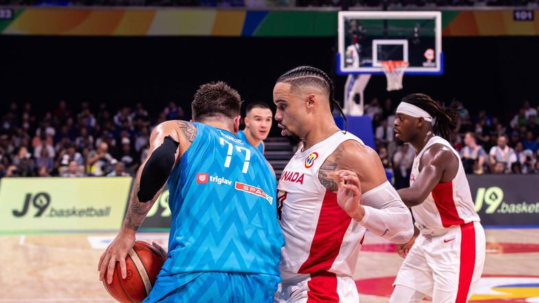 Luka Dončić in Dillon Brooks