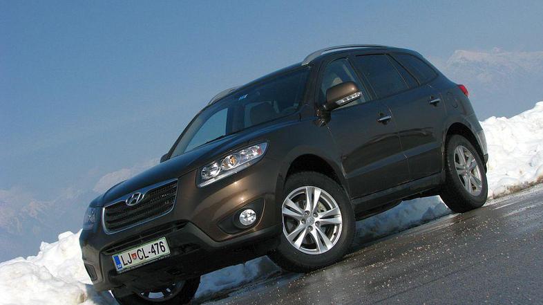 santa fe hyundai test