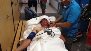 Kavčič bolnišnica Melbourne OP Avstralije Grand Slam