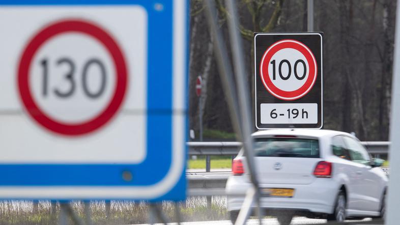 Omejitev hitrosti na Nizozemskem, tabla