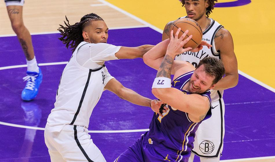 Zgovoren odziv Lakersa na Dončićevo glasbo: poglejte, kaj je naredil