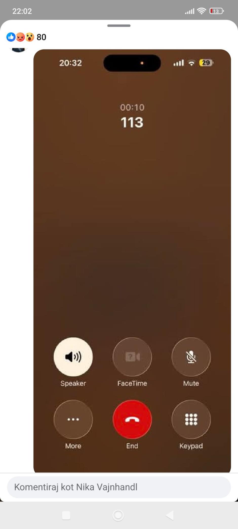 klici policija 113 | Avtor: Facebook/Policijske kontrole DOLENJSKA