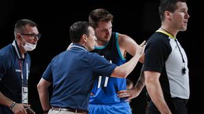 Luka Dončić Aleksander Sekulić Slovenija Španija Tokio 2020