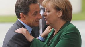 Merkel in Sarkozy