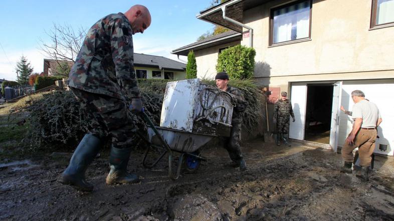 Odstranjevanje posledic poplav na Štajerskem 