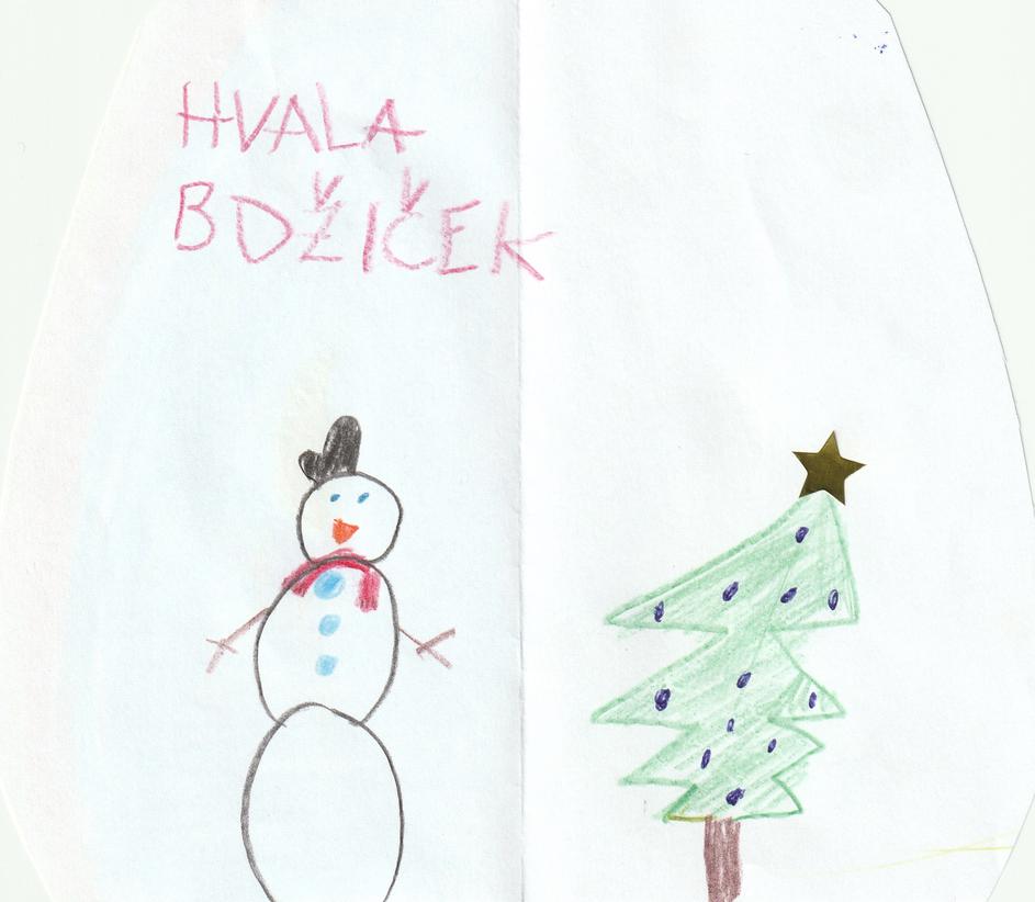 Zahvale božičku in Dedku mrazu