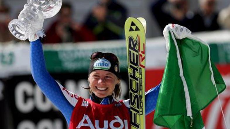 Lani je bila na uvodni tekmi v Söldnu najhitrejša Denise Karbon, ki je sezono za