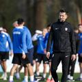 trening nogometne reprezentance slovenije, boštjan cesar