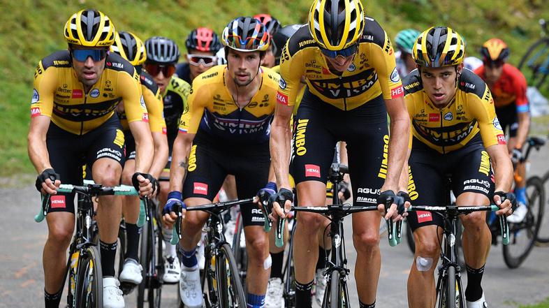 Wout Van Aert in Primož Roglič