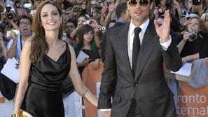 Angelina Jolie in Brad Pitt