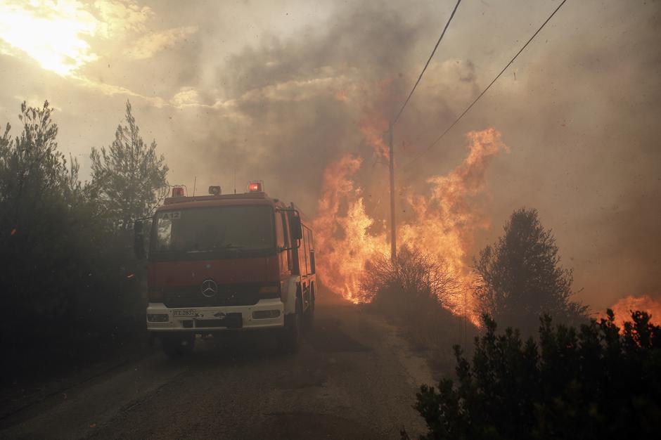 Požari Grčija | Avtor: Epa