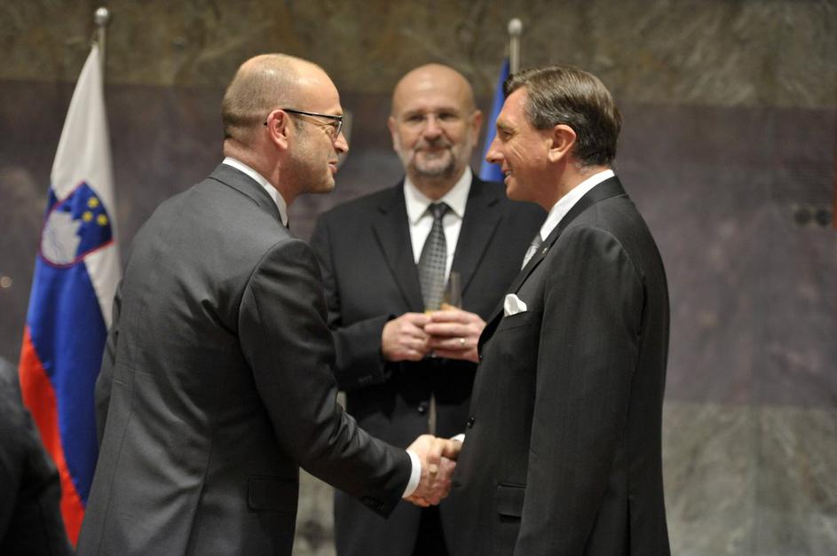 Zvonko Fišer, Branko Masleša, Borut Pahor