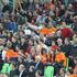 Navijači na tekmi med ACH-jem in Budvansko riviero