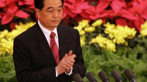 Hu je na kongresu Kitajske komunistične partije pozval k mirovnemu sporazumu s T