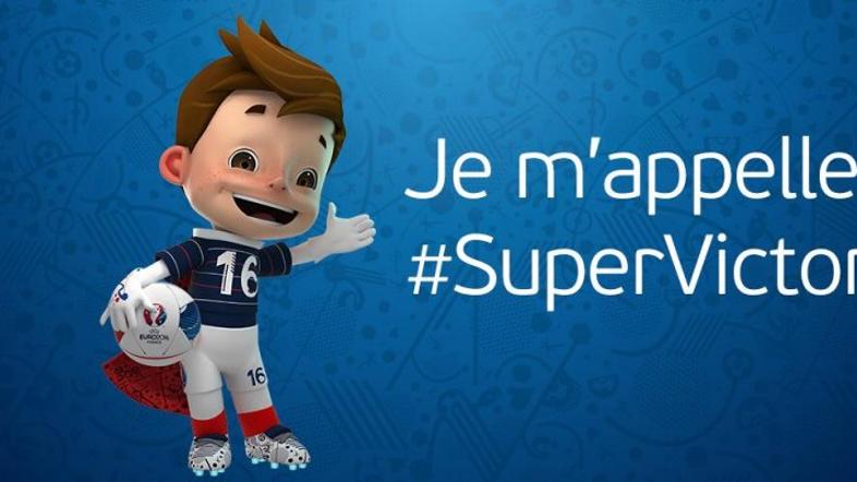 SuperVictor maskota Euro 2016