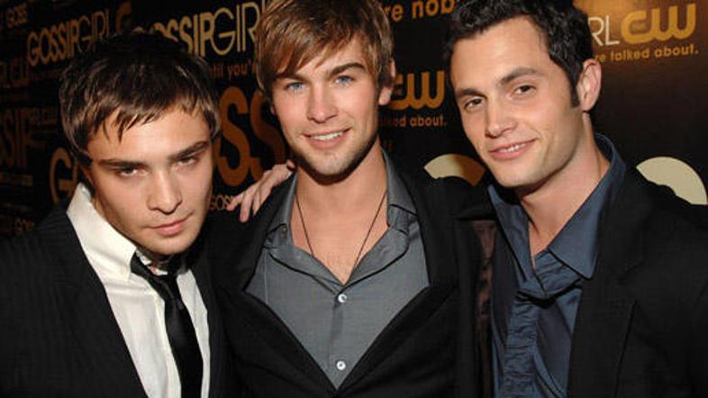 Ed Westwick, Chace Crawford in Penn Badgley