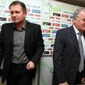 Selektor Matjaž Kek in predsednik NZS Rudi Zavrl 