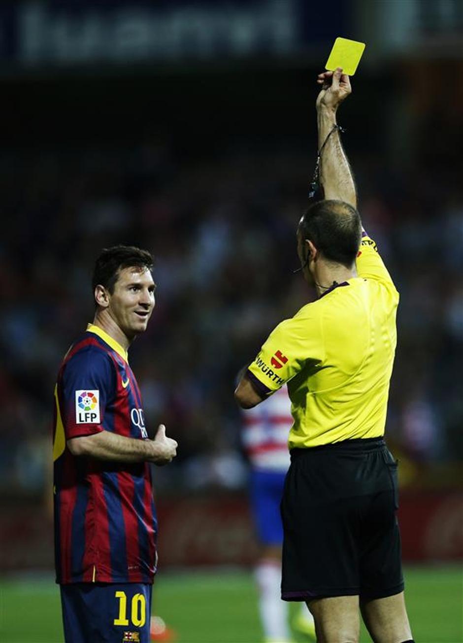 Messi Delgado Ferreiro Granada Barcelona Liga BBVA Španija prvenstvo | Avtor: Reuters