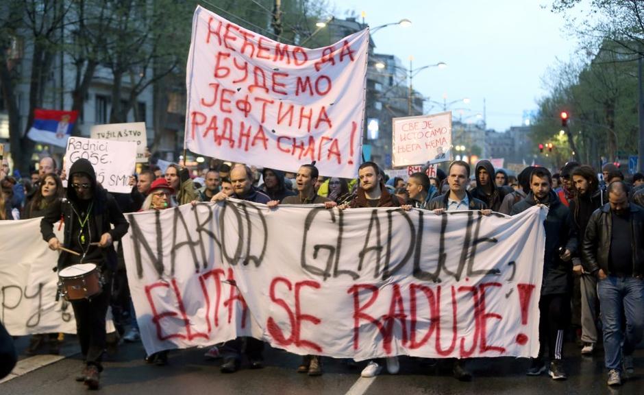 Protesti v Srbiji | Avtor: EPA