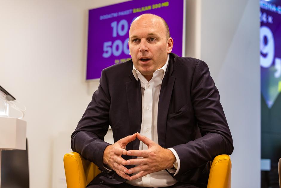Adrian Ježina, predsednik poslovodstva, Telemach | Avtor: Telemach