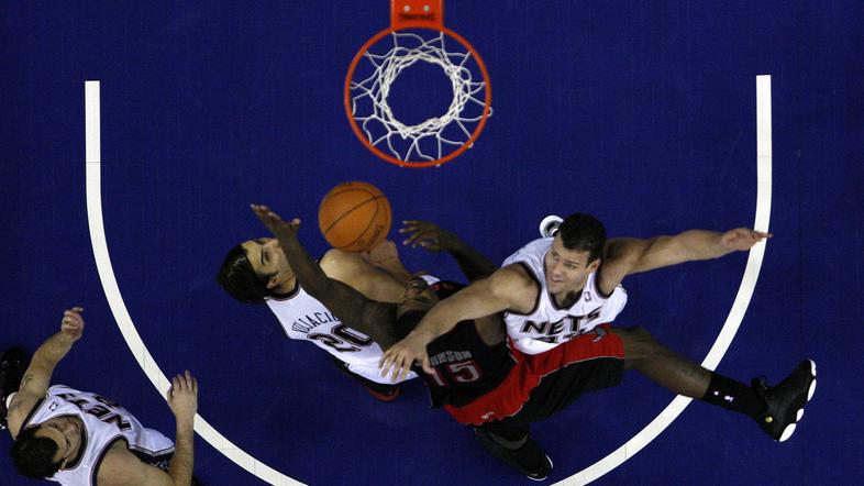 Saša Vujačić (št. 20) strelsko ni ravno blestel. (Foto: Reuters)