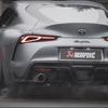 Toyota supra z izpušnim sistemom Akrapovič