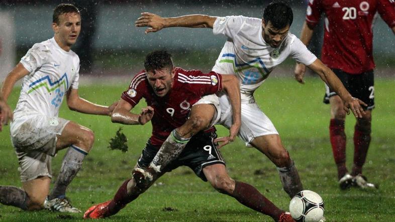 Mertelj Cani Radosavljević Albanija Slovenija Tirana kvalifikacije SP 2014 Brazi