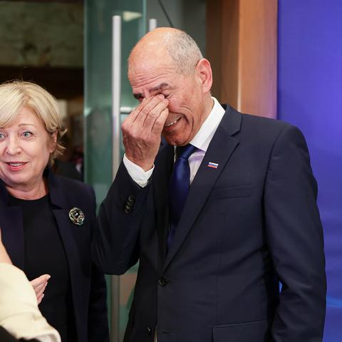 Kristina Hacin, Romana Tomc, Janez Janša