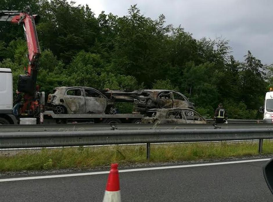 Nesreča na dolenjski avtocesti | Avtor: M. K.