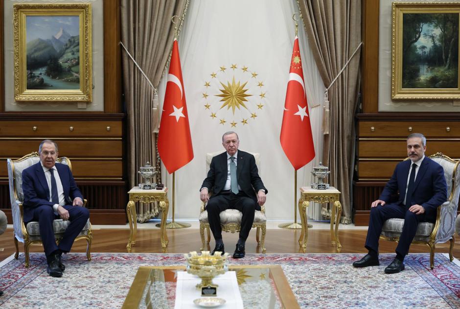 Sergej Lavrov Recep Tayyip Erdogan Hakan Fidan | Avtor: Epa