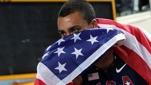 Eaton sedmeroboj ameriška zastava SP v atletiki Carigrad sedmeroboj slavje